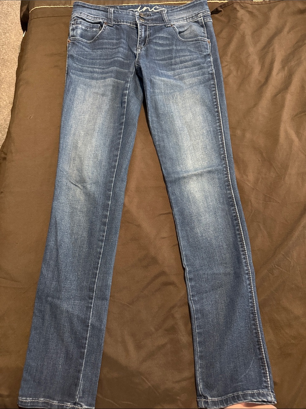 INC International Concepts Medium Wash Bootcut Jeans